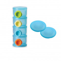 Basilic Milk Powder Dispenser Funnel Shape With 2 Pieces of Lid Set