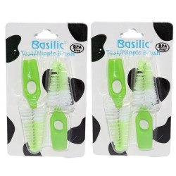 Basilic Teat Brush - 2 pieces (2 sets)