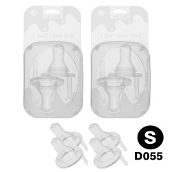 Basilic Standard Anti-Colic Teat Small - 2 pieces (2 sets)