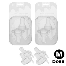 Basilic Standard Anti-Colic Teat Medium - 2 pieces (2 sets)