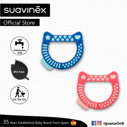 Suavinex BPA Free 4+ Months Kitty Teether with Case (Assorted Color)