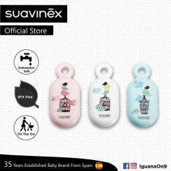 Suavinex BPA Free Newborn 0+ Baby Nursery Bubbles Thermometer Bath Tub (Assorted Color)