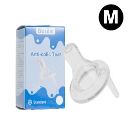 Basilic Standard Anti-Colic Teat (Medium) - 1 Piece