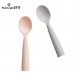 Miniware Teething Spoon Set (Grey+Peach)