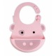 Marcus & Marcus Silicone Baby Bib (Pink Pokey)