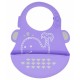 Marcus & Marcus Silicone Baby Bib (Purple Willo)