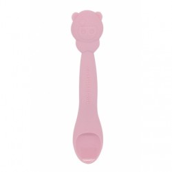 Marcus & Marcus Silicone Feeding Spoon (Pink Pokey)