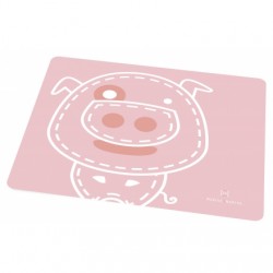 Marcus & Marcus Silicone Placemat (Pink Pokey)
