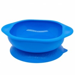 Marcus & Marcus Silicone Suction Learning Bowl (Blue Lucas)