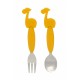 Marcus & Marcus Toddler Spoon & Fork Set (Yellow Lola)