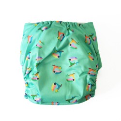 Cheekaaboo 2-in-1 Reusable Swim Diaper / Cloth Diaper - Toucan (6-36 months) - Summer Paradise