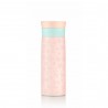 Relax Bottles "3D Transparent Flower" Doodling Art 400ml 18.8 S/S Thermal Flask (Light Pink)