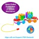 TLJI Techno Kids Stack & Spin Pull Along Train