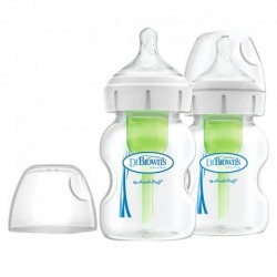 Dr Brown's PP Wide-Neck OPTIONS+ Baby Bottle 5oz/150ml (2pack)