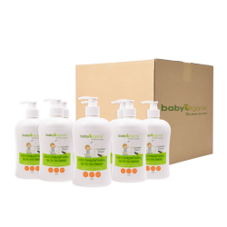 BabyOrganix Kids and Family Top To Toe Cleanser - Cucumber (400ml) (8pcs)