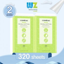 Carina Facial Cotton Pure Cotton (160sheets x 2packs)