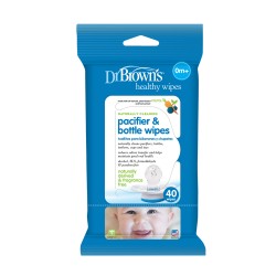 Dr Brown's Pacifier and Bottle Wipes (40 packs)