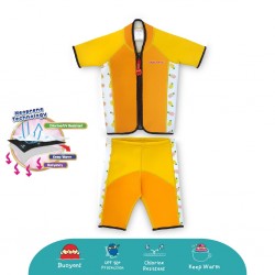 Cheekaaboo Twinwets Thermal Swimsuit - Pineapple (Summer Paradise)