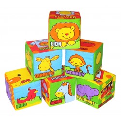 Simple Dimple My 1st Toy 6pcs Block Set Anmal Friends