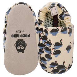 Poco Nido Black Swans Mini Shoes