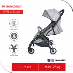 Sweet Heart Paris Compact Stroller Savannah 2.0 with Free Travel Bag (Grey)