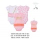 Little Treasure Hangging Short Sleeve Baby Suits Interlock - Brunch it (3pcs)