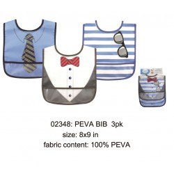 Luvable Friends PEVA Bib - Boy (3pcs)