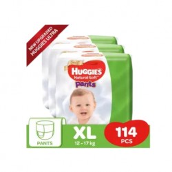 Huggies Ultra Natural Soft Pants (XL38 x 3) Super Jumbo Pack