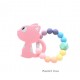 Teether Joy Pastel Duo Ring (Pink Cat)