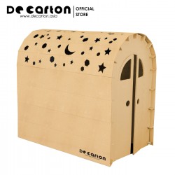 De Carton Cardboard Starry Sky Playhouse