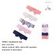 Little Treasure Headbands Set - Sparkle Stripe (5pcs)