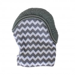 Earth Bebe Teething Mitten (Grey)