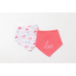 Earth Bebe Water Proof 2in1 Triangle Bibs (EB-TB08009)