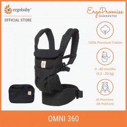 Ergobaby Omni 360 Baby Carrier All-in-One (Pure Black)