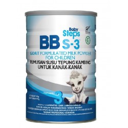 Baby Steps® BBs-3™ Goat Formulated Milk Powder for Children (900g) (EXP. MAY 2023)