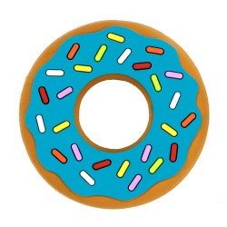 Silli Chews Blue Donut Teether