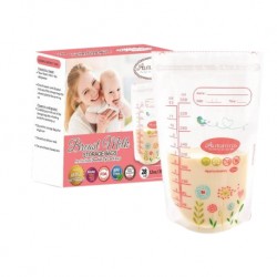 Autumnz Double ZipLock Breastmilk Storage Bag (12oz x 28 bags)