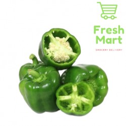 Fresh Vegetable Green Capsicus / Lada Besar Hijau 150g