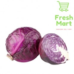 Fresh Vegetable Red Puple Cabbage / Kobis Merah Ungu 500g
