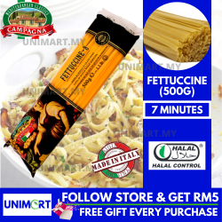 UNIMART Campagna Fettucine Pasta (500gram) (Cooking Time : 7 Minutes)