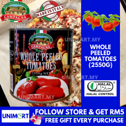 UNIMART Campagna Whole Peeled Tomatoes (2.55kg)