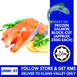 UNIMART Imported Norwegian Salmon Block-cut (Approx 250g each)