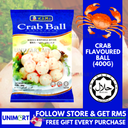 UNIMART Kami Crab Flavoured Ball (400gram) Halal Frozen Food