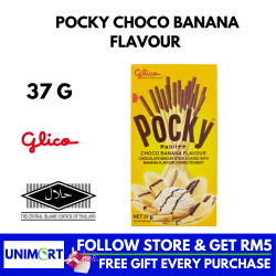 UNIMART Pocky Choco Banana Flavour 37g Biscuits Sticks