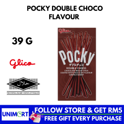 UNIMART Pocky Double Chocolate 39g Biscuits Sticks