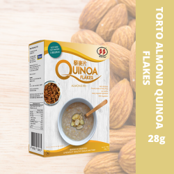 UNIMART Torto Almond Quinoa Flakes Oats Healthy (6 x 28g Sachets)