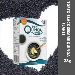 UNIMART Torto Black Sesame Quinoa Flakes Oat (6 x 28g Sachets)