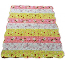 Maylee Cotton Patchwork Baby Quilted (Sunny Flower)