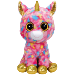 Ty Plush Toys (Malaysia Official) Beanie Boos Large Fantasia the Multicolored Unicorn Soft Toys