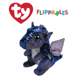 Ty Plush Toys (Malaysia Official) Flippables Regular Kate the Sequin Dragon Sequins Soft Toys